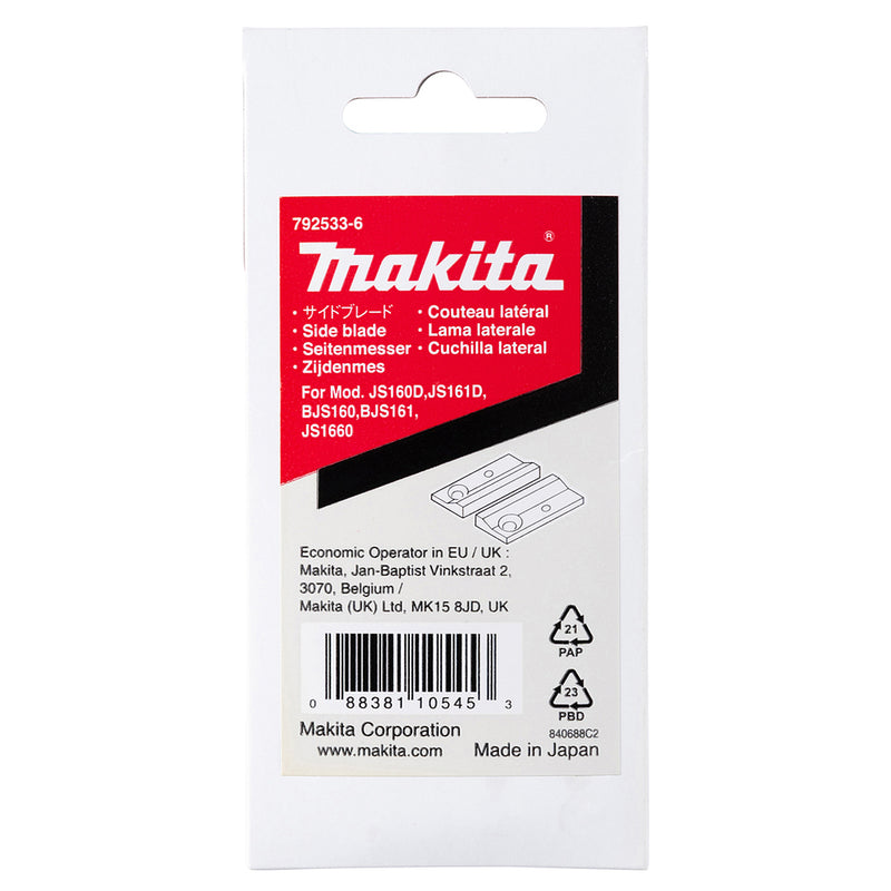 Hộp 2 lưỡi cắt mép thép tấm Makita 792533-6