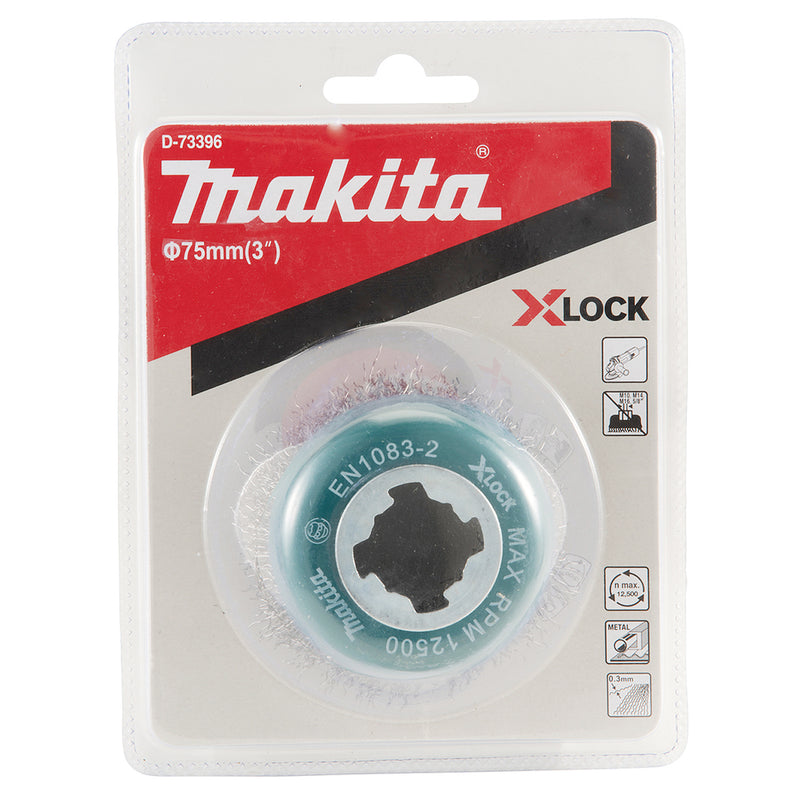 Chén cước sợi thép Makita D-73396 đường kính 75mm, công nghệ X-LOCK