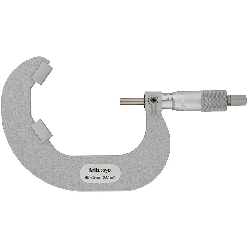 Panme Mitutoyo Series 114 - V Anvil Micrometers, đầu đo chữ V | Đo đường kính ngoài lưỡi cắt 5 cạnh (5 Flute cutting)