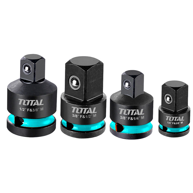 Bộ 4 đầu chuyển đổi cốt siết bu lông Total THISAD12438