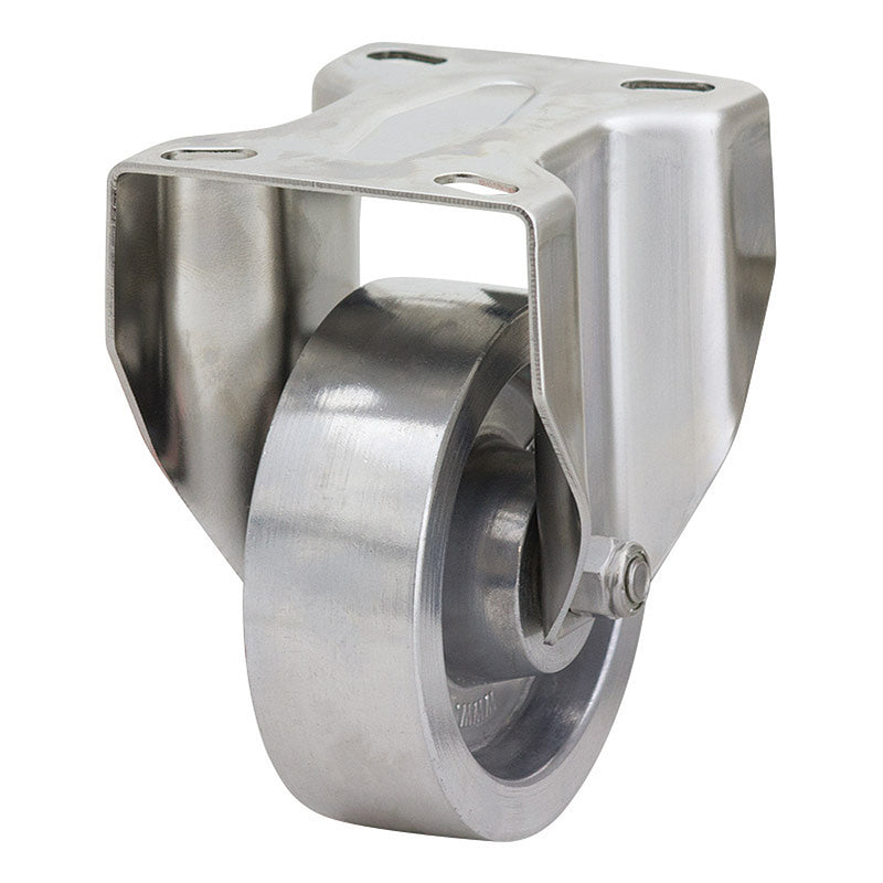 Bánh xe đẩy tải nặng, thân lùn Ukai KH-Type cố định, không khóa bánh, đường kính từ 50mm - 75mm
