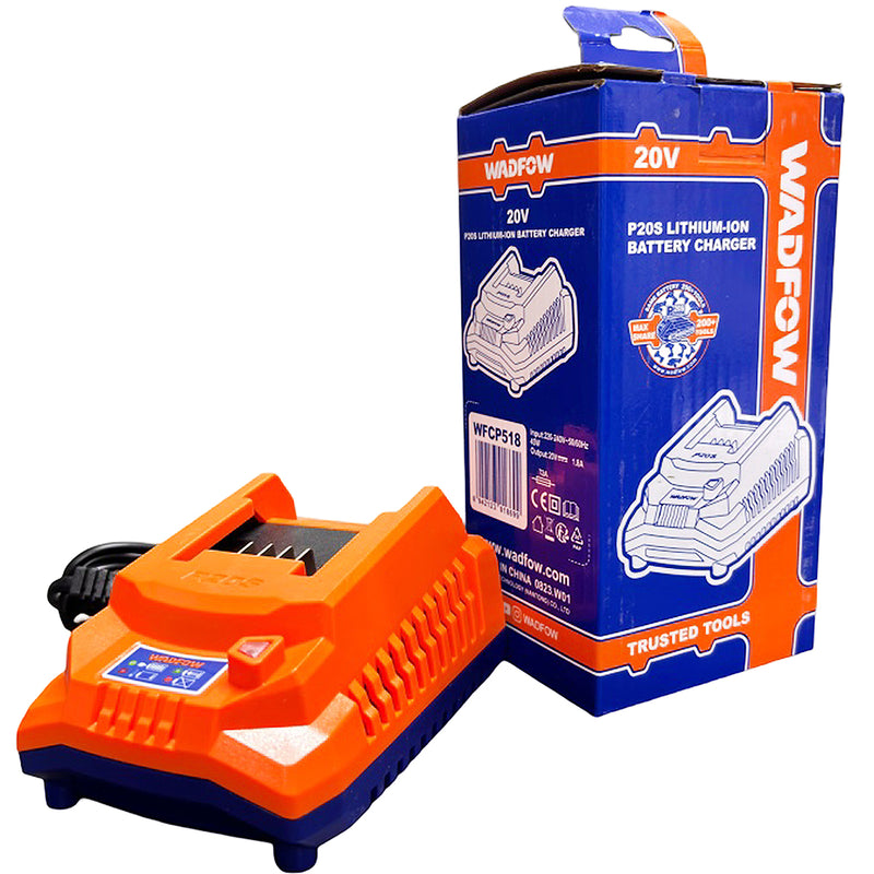 Đế sạc nhanh dùng cho Pin 20V Wadfow WFCP518