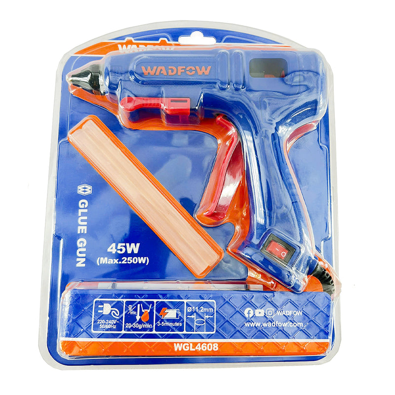Súng bắn keo Wadfow WGL4608 công suất 45W, đường kính thanh keo 11.2mm