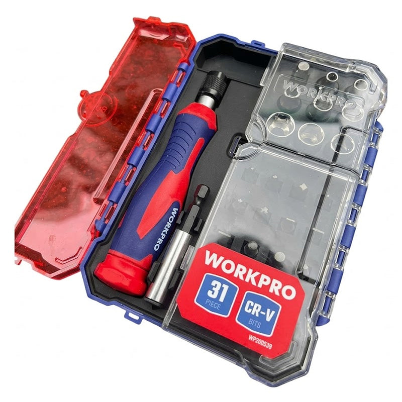 Bộ tua vít đa năng 31 chi tiết Workpro WP200539