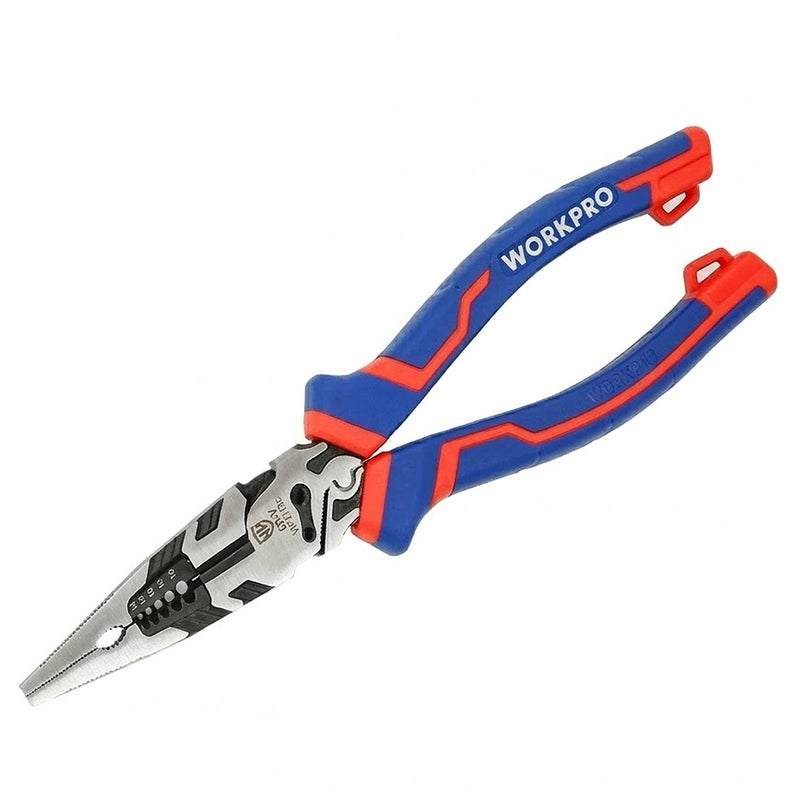 Kìm mũi nhọn đa năng Workpro WP231210 kích thước 225mm