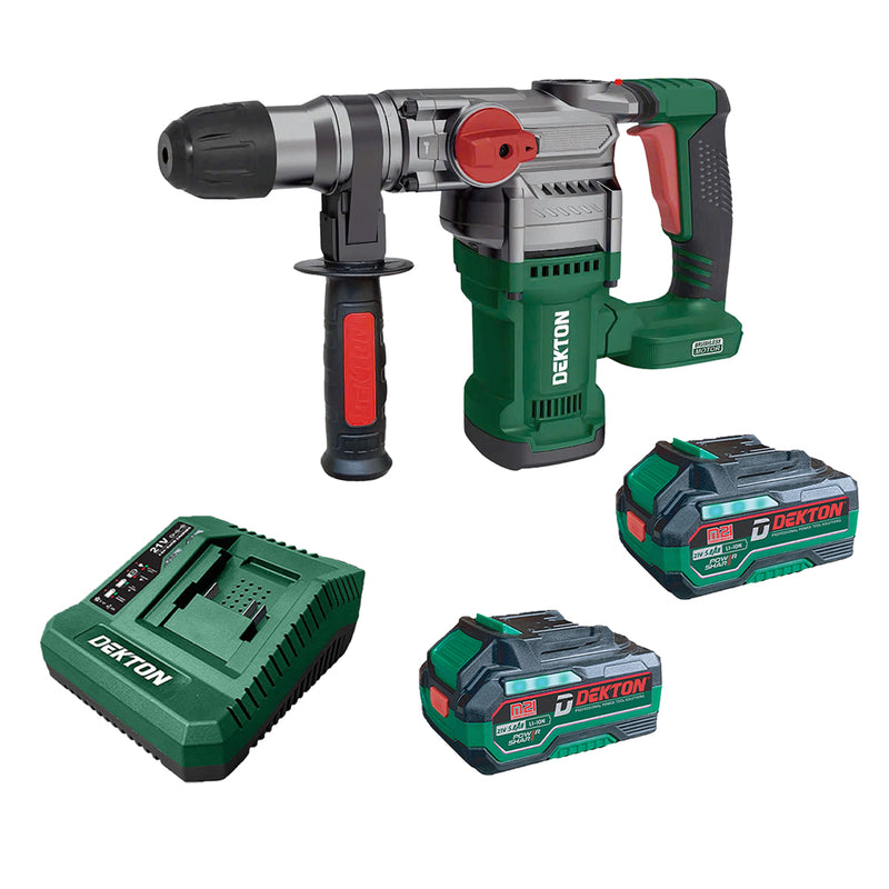 Máy khoan bê tông 3 chức năng Dekton M21-RH2603AVT dùng pin 21V, lực đập 4.5J, đuôi gài SDS-Plus