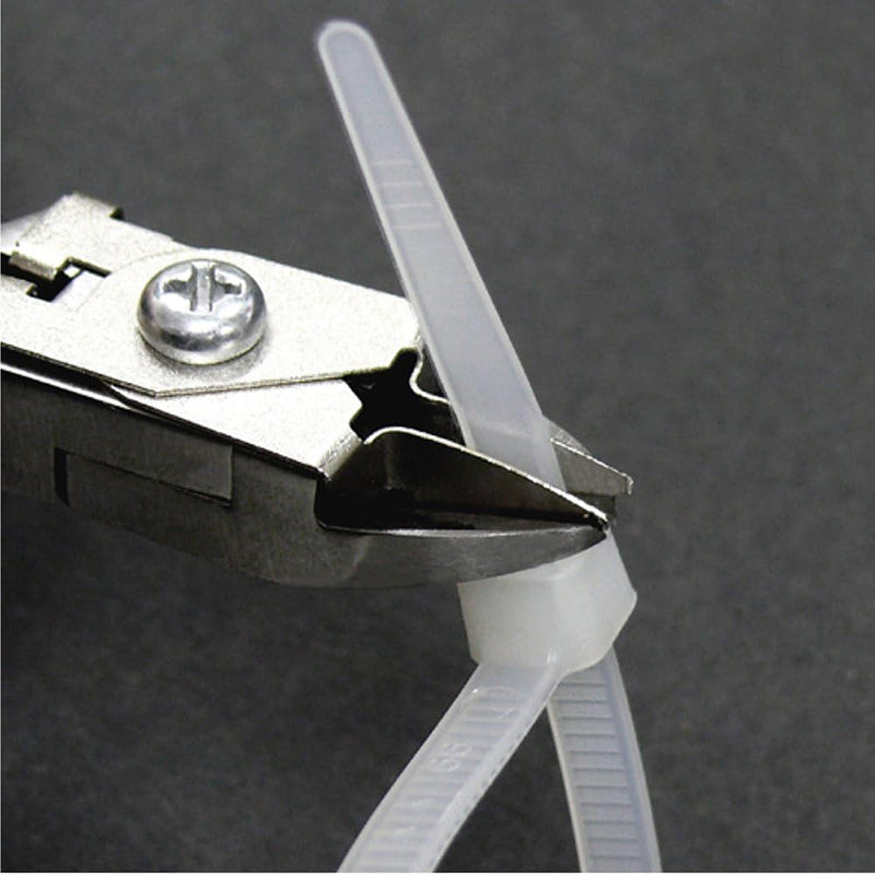 Kìm cắt nhựa chống rơi mảnh vụn, có lò xo trợ lực, lưỡi cong nhẹ Fujiya 90CS-125 kích thước 125mm