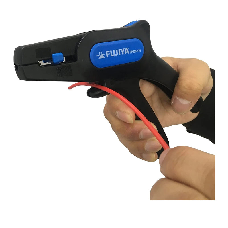 Kìm tuốt dây điện tự động Fujiya PP505-170 kích thước 170mm, khả năng tuốt dây từ 0.2mm² ~ 6.0mm² (10 AWG ~ 24 AWG)
