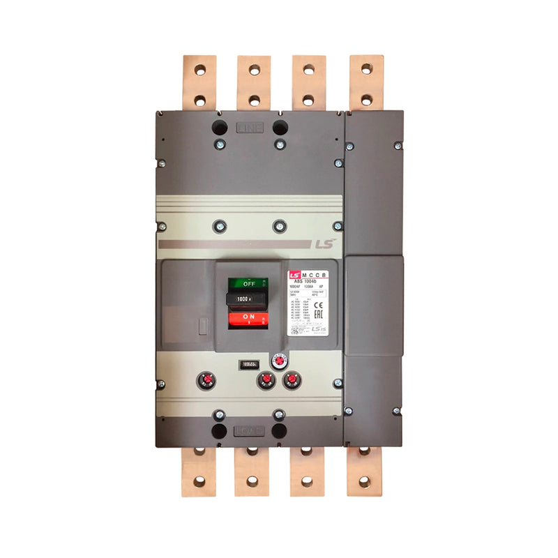 Cầu dao tự động MCCB 4P LS, tải danh định từ 15A ~ 1600A, dòng cắt từ 18kA ~ 75kA