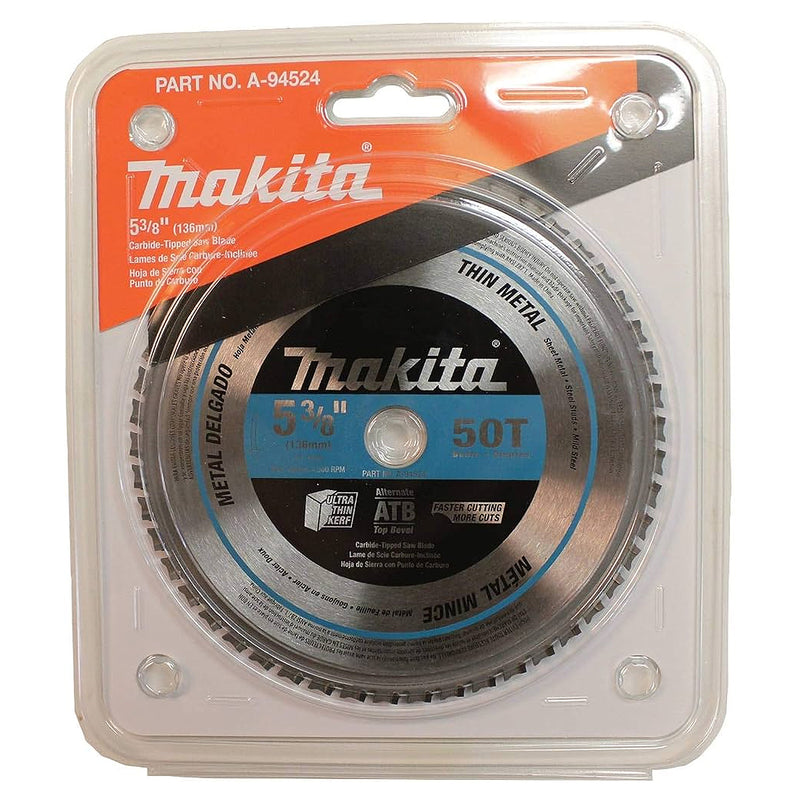 Lưỡi cưa kim loại TCT Makita A-94524 đường kính 136mm, 50 răng kiểu ATB, lỗ cốt 15,88mm