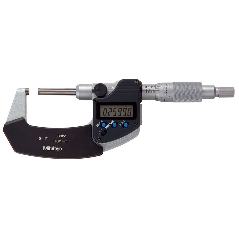 Panme điện tử Mitutoyo Series 406 - Non-rotating Spindle Type Micrometers. Trục đo không xoay, Có cổng SPC xuất dữ liệu