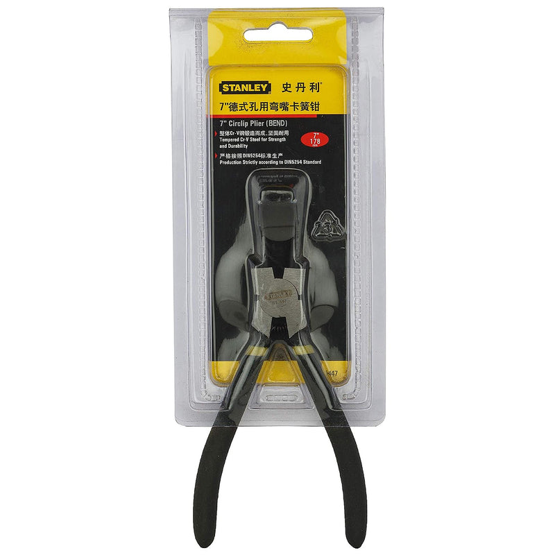 Kìm mở phe trong, mũi cong, có lò xo trợ lực Stanley chiều dài từ 127mm - 229mm