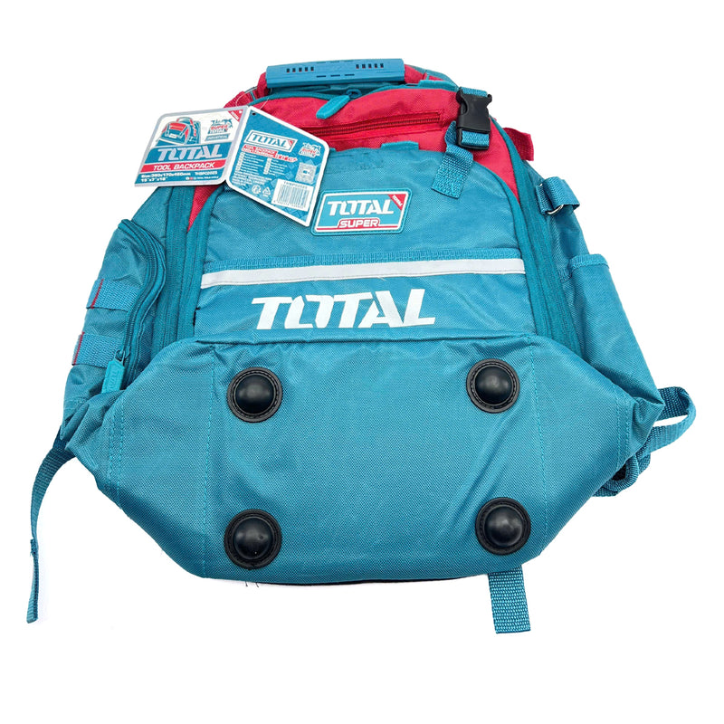 Balo đựng công cụ Total THBP02025 kích thước 380mm x 170mm x 460mm, tải trọng tối đa 8kg