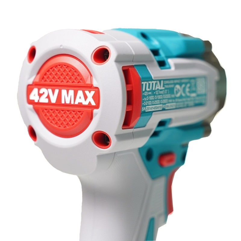 Máy siết bu lông Total TIWLI42461 dùng Pin 42V, cốt 1/2 inch