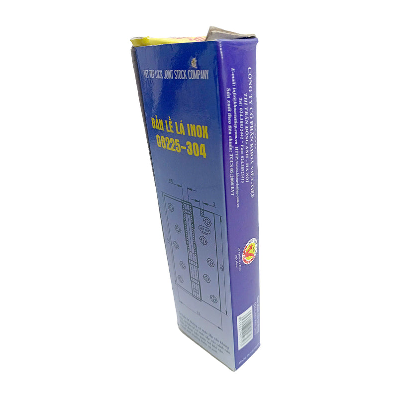 Bản lề lá Việt tiệp vật liệu Inox, dài từ 80mm - 120mm