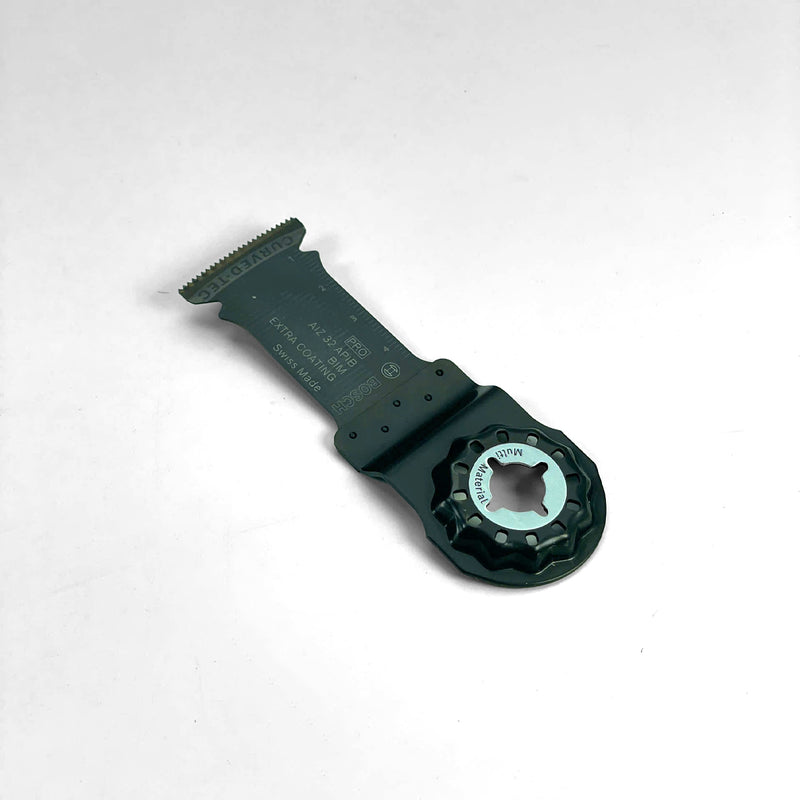 Lưỡi cắt rung Bosch AIZ 32 APIB dùng cắt đa vật liệu, bề rộng lưỡi 32mm, dài 50mm, chất liệu BIM, chuẩn Starlock (mã số 2608669066)