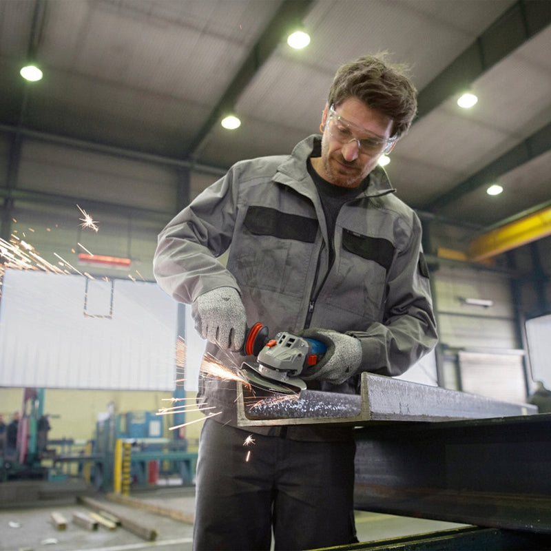 Máy mài góc Bosch GWS 14-125 S công suất 1,400W đường kính lưỡi 125mm, công tắc trượt mã số 06017D0100