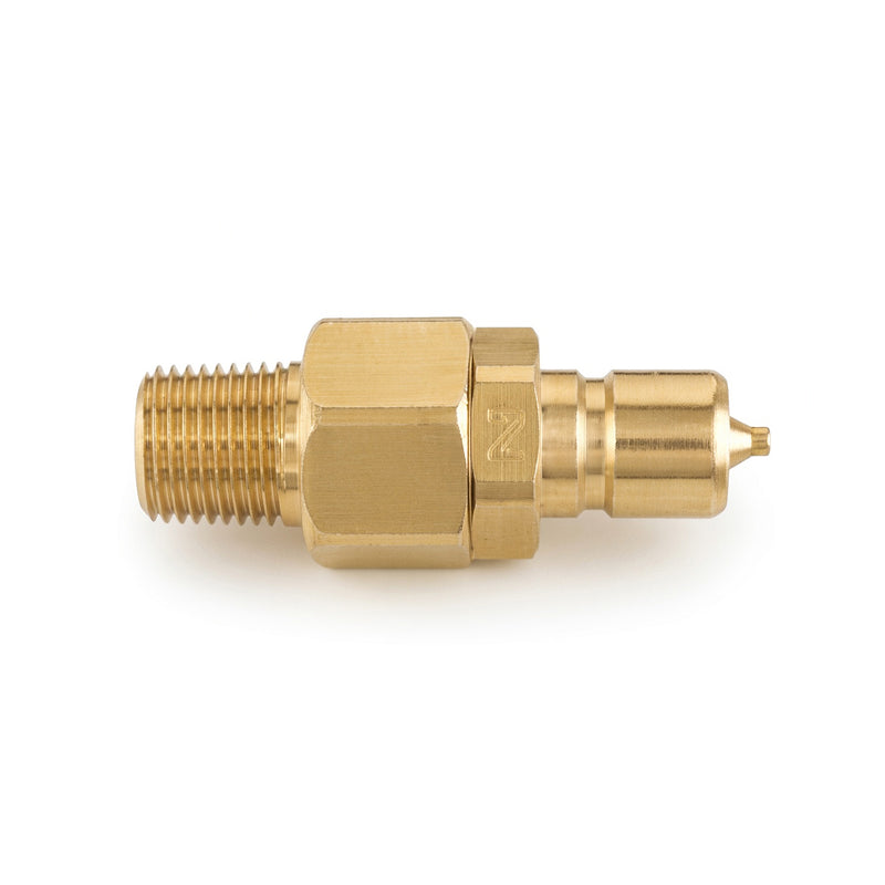 Đấu nối nhanh Compact Cupla PM-Type (Plug) chất liệu đồng và Inox, kiểu kết nối ren ngoài Rc 1/8
