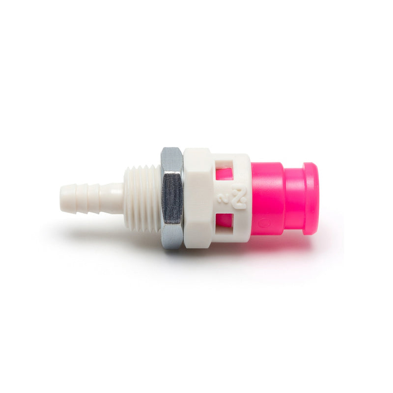 Đầu nối nhanh lắp xuyên bảng Cube Cupla PHB-Type (Plug) chất liệu nhựa Polyoxymethylene, kiêu đuôi gai nối ống mềm