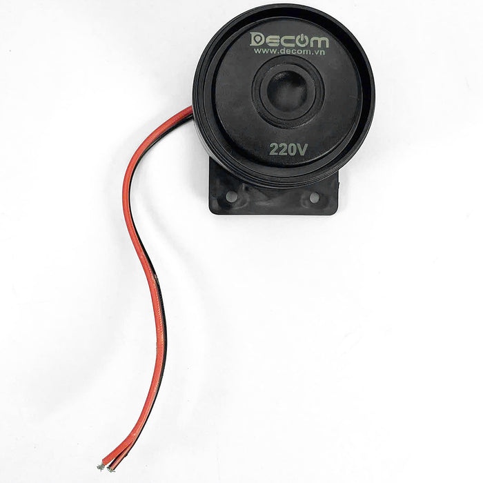 Còi hú báo động loại nhỏ Decom DC-1308 âm lượng 110dB