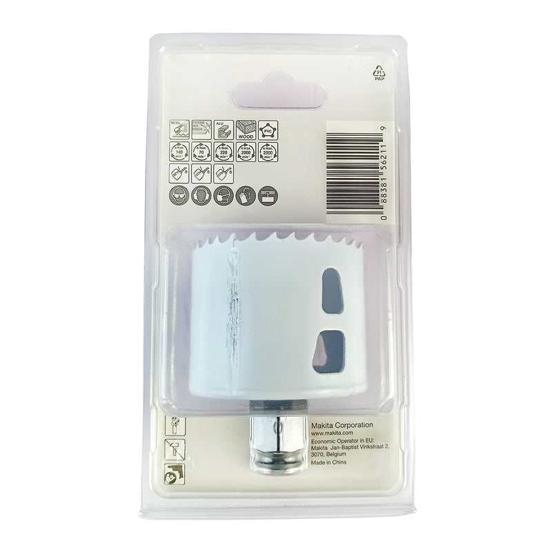 Mũi khoét lỗ Makita chất liệu Bi-Metal HSS-Co 8% dòng Ezychange kích thước từ 16mm-152mm ( cấp 4 sao )