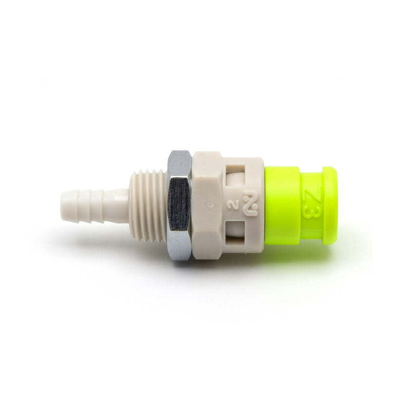 Đầu nối nhanh lắp xuyên bảng Cube Cupla PHB-Type (Plug) chất liệu nhựa Polyoxymethylene, kiêu đuôi gai nối ống mềm