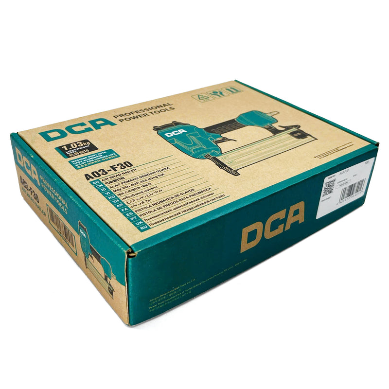 Súng bắn đinh thẳng DCA A03-F30 dùng hơi, đường kính ống khí 8mm