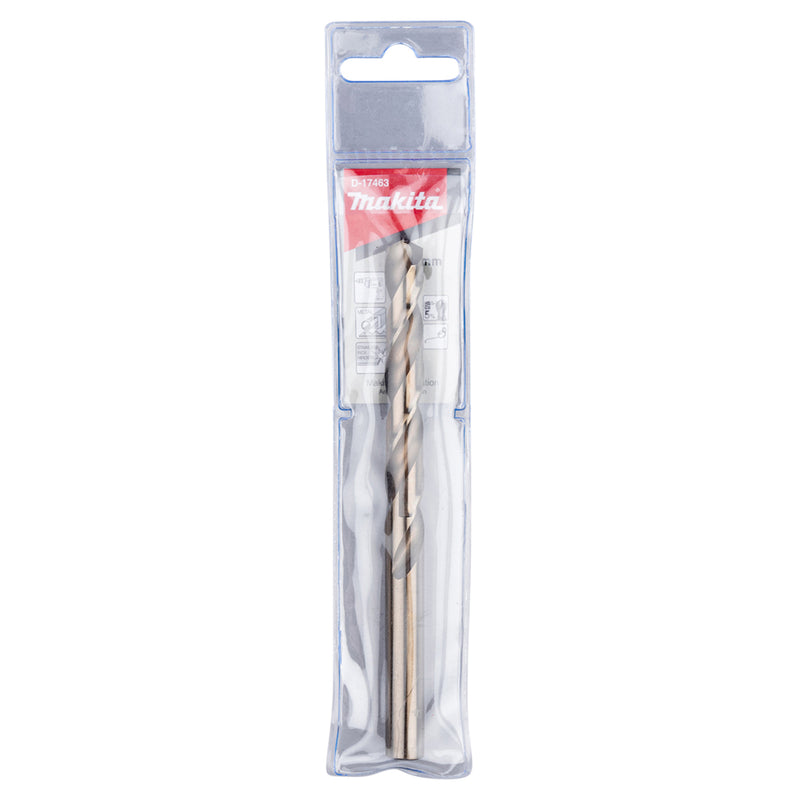 Mũi khoan Inox HSS-Co 5% Makita, đuôi tròn, kích thước từ 1.5mm - 13mm