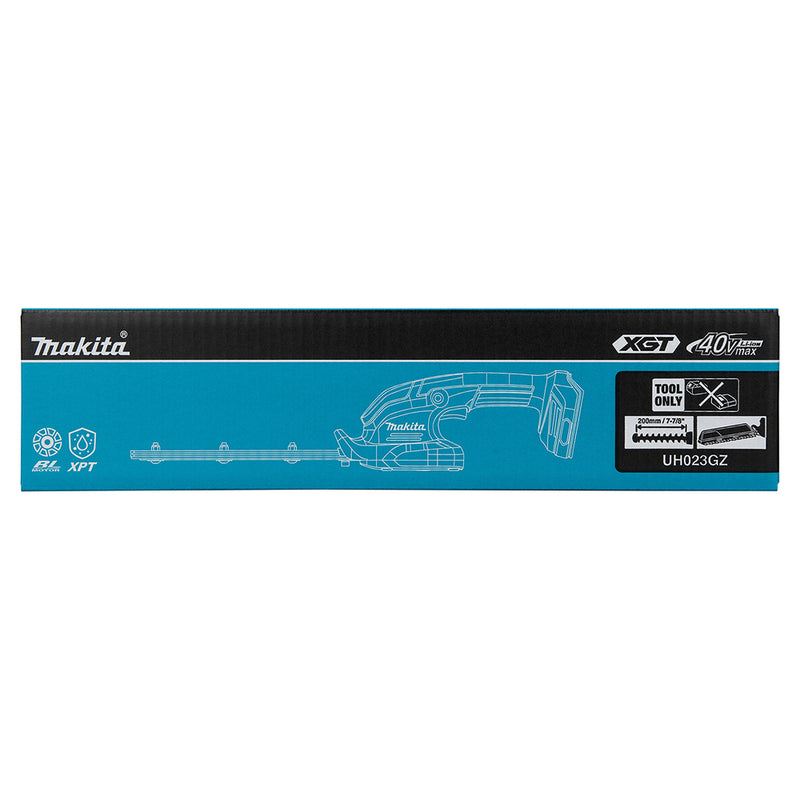 Máy tỉa hàng rào Makita UH023G dùng Pin 40Vmax XGT, chiều dài lưỡi 200mm