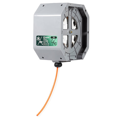 Cuộn dây kết hợp nước và hơi tự rút SATA AE3020-4 7m, 2 ống, lắp tường/trần