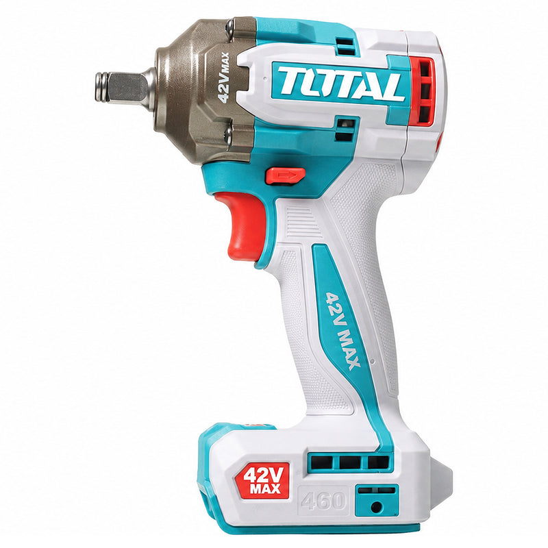 Máy siết bu lông Total TIWLI42461 dùng Pin 42V, cốt 1/2 inch