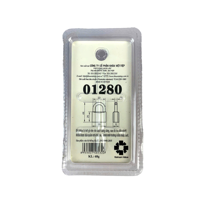Ổ khóa mini Việt tiệp 01280 (Khóa Vali, Khóa tủ cỡ nhỏ)