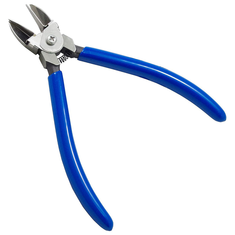 Kìm cắt nhựa chống rơi mảnh vụn, có lò xo trợ lực, lưỡi cong nhẹ Fujiya 90CS-125 kích thước 125mm