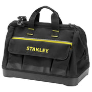 Túi đựng dụng cụ 16 inch Stanley 1-96-183 dạng miệng mở rộng vải Nylon 600D đáy nhựa cứng chống nước