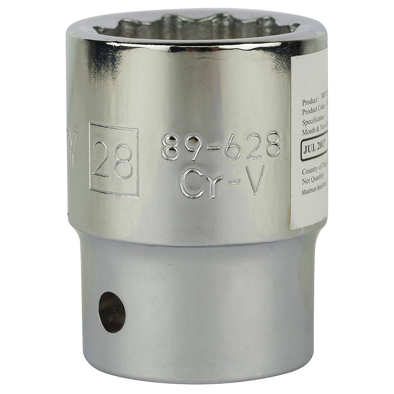 Đầu tuýp 12 cạnh, cốt 3/4 inch Stanley kích thước từ 19mm - 55mm