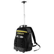 Ba lô đựng dụng cụ kiểu vali kéo Stanley STST83307-1 vải 600D đế nhựa cứng chống nước tích hợp bánh xe kéo kèm tay kéo telescopic