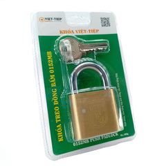 Mã số: Việt tiệp 0152MB (ổ Khóa 5 phân bấm) - Càng rộng 48mm x cao 73mm (mã cũ 1466/52MB)