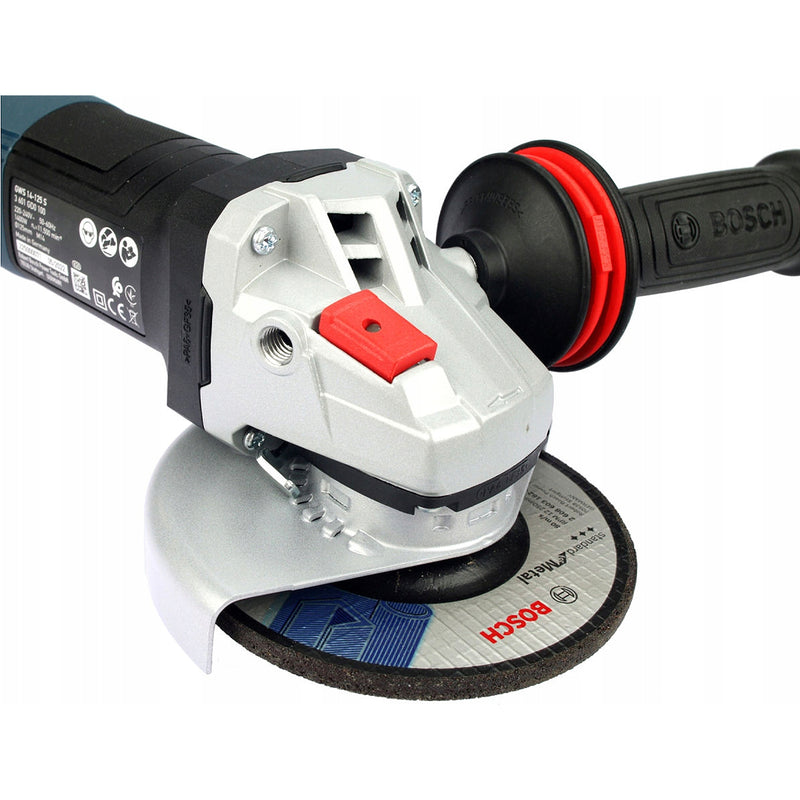 Máy mài góc Bosch GWS 14-125 S công suất 1,400W đường kính lưỡi 125mm, công tắc trượt mã số 06017D0100