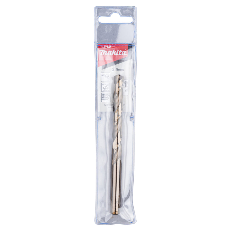 Mũi khoan Inox HSS-Co 5% Makita, đuôi tròn, kích thước từ 1.5mm - 13mm
