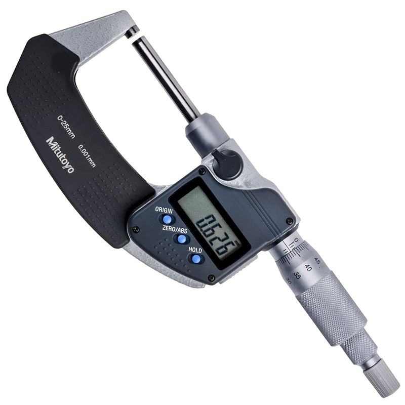 Panme điện tử Mitutoyo Series 406 - Non-rotating Spindle Type Micrometers. Trục đo không xoay, Có cổng SPC xuất dữ liệu
