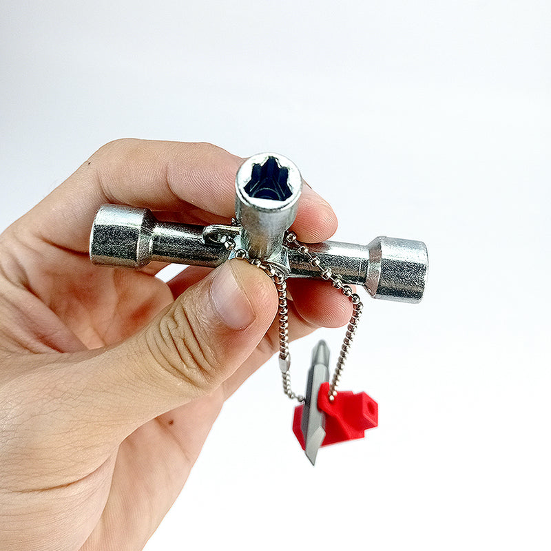 Bộ chìa khóa đa năng, chuyên dùng mở tủ điện công nghiệp KNIPEX 00 11 03 chiều dài 76mm