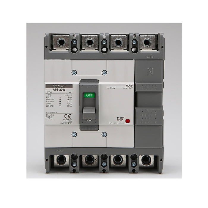 Cầu dao tự động MCCB 4P LS, tải danh định từ 15A ~ 1600A, dòng cắt từ 18kA ~ 75kA