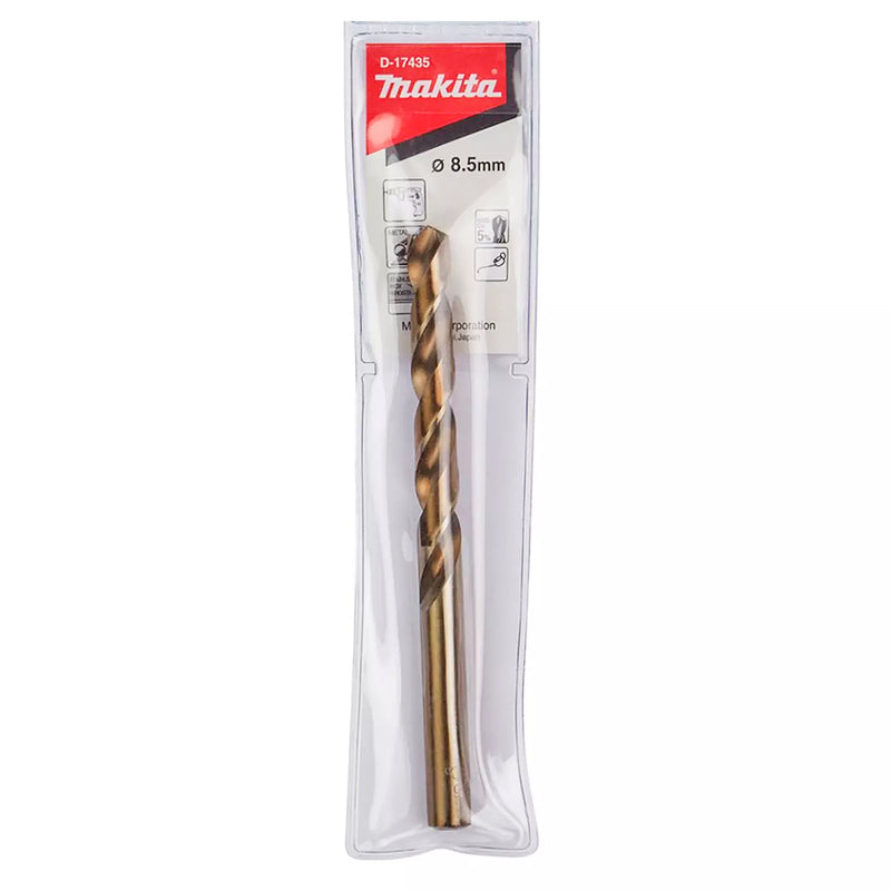 Mũi khoan Inox HSS-Co 5% Makita, đuôi tròn, kích thước từ 1.5mm - 13mm