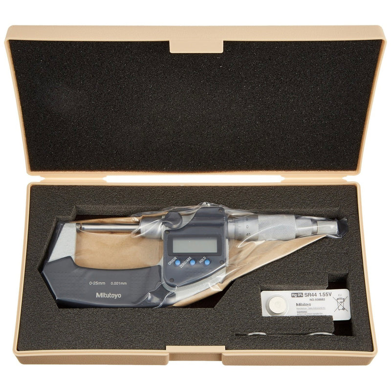 Panme điện tử Mitutoyo Series 406 - Non-rotating Spindle Type Micrometers. Trục đo không xoay, Có cổng SPC xuất dữ liệu