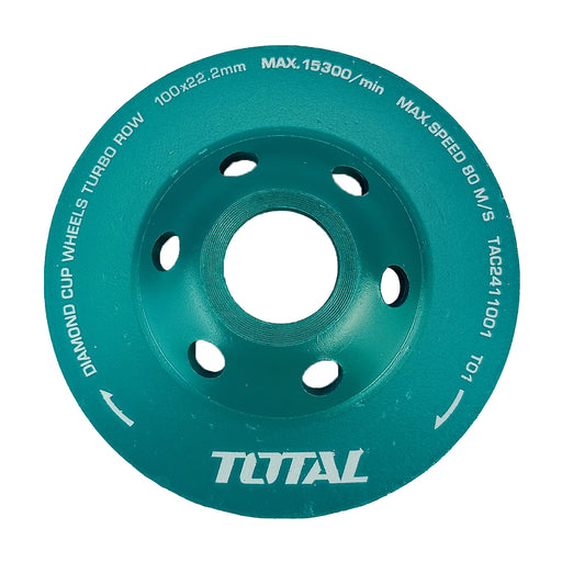 Chén mài đá/bê tông 100mm TOTAL TAC2411001