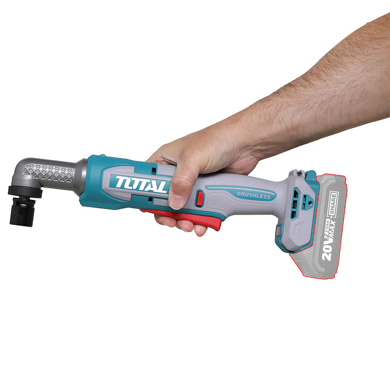Máy siết bu lông góc Total TAIWLI208 dùng Pin 20V, cốt 3/8 inch