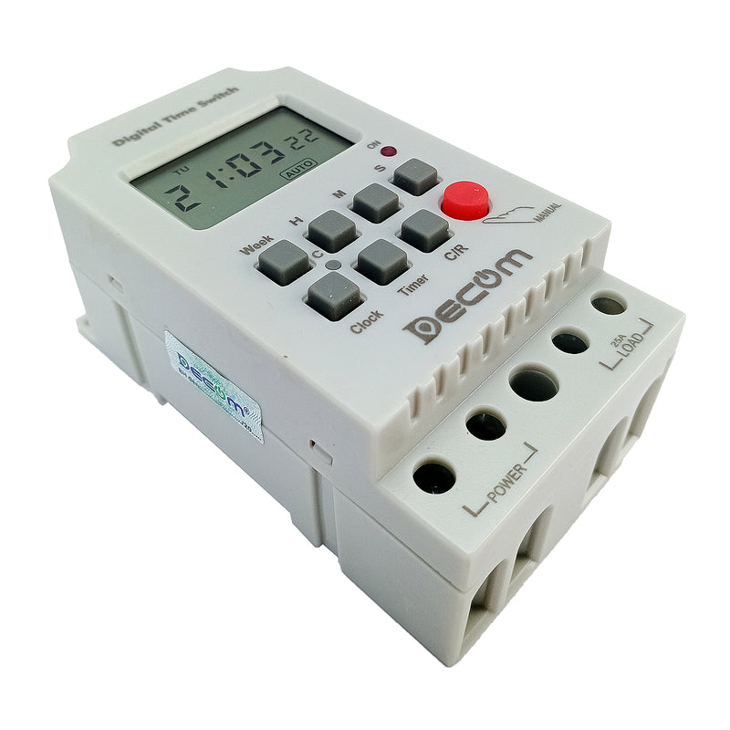 Timer hẹn giờ kỹ thuật số Decom KG316-S cài đặt từ 1 giây - 24 giờ (loại tốt)