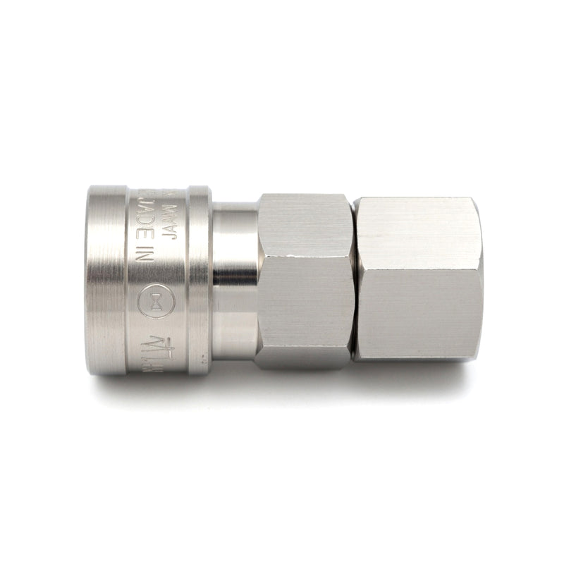 Đầu nối nhanh Hi Cupla Standard SF-Type (Socket) kiểu kết nối ren trong, gioăng chịu nhiệt FKM (Fluoro Rubber)