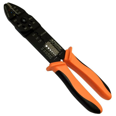 Kìm tuốt bấm dây điện đa năng Fujiya FA104 240mm cho cosse bọc nhựa và trần