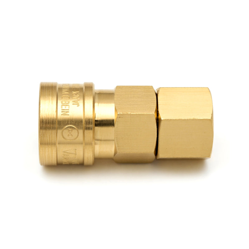Đầu nối nhanh Hi Cupla Standard SF-Type (Socket) kiểu kết nối ren trong, gioăng chịu nhiệt FKM (Fluoro Rubber)